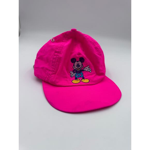 Disney Vintage Embroidered Mickey Mouse Baseball Hat 80s - Picture 1 of 5
